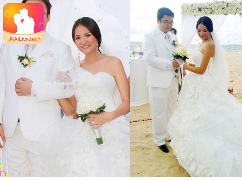 Hình ảnh hiếm hoi đám cưới của Hoa Hậu Trần Thị Hương Giang
